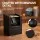Embellir Automatic Watch Winder Box - Quiet Motor, Carbon Fibre Black, Single Watch, 12.2x12.8x16cm, Battery/AC Powered