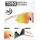 Outdoor Master Hawk II Polarised Sports Sunglasses for Men and Women White Frame Revo Red Category 3 Adult