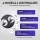 Embellir Automatic Double Watch Winder Box with LED, Ultra Quiet Motor, Faux Leather, 34x24x18cm, Black