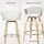 Artiss Ricardo Bar Stools, Bentwood & PU Leather, 66cm Seat Height, White, Set of 4 - Swivel & Contemporary Design