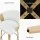 Artiss Ricardo Bar Stools, Bentwood & PU Leather, 66cm Seat Height, White, Set of 4 - Swivel & Contemporary Design