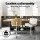 Artiss Galina Bar Stools, PU Leather, Adjustable, White, 63-83cm Seat Height, Contemporary Style, 4 Pack