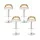 Artiss Bar Stools, PU Leather, Adjustable, White, 42.5x46x75.5-95.5cm, Elegant Wood Grain, Contemporary Design