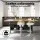 Artiss Bar Stools, PU Leather, Adjustable, White, 42.5x46x75.5-95.5cm, Elegant Wood Grain, Contemporary Design