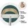 Artiss Bar Stools, PU Leather, Adjustable, White, 42.5x46x75.5-95.5cm, Elegant Wood Grain, Contemporary Design