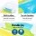 Bestway Inflatable Pool Float Lounge Seat with Pillow Bed, Sturdy Vinyl, 147x84x58cm, Leak-Proof Chambers, Repair Kit