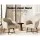 Artiss Fabric Tub Lounge Armchair, Faux Linen, 67x70x82cm, Beige - Modern Comfort with Solid Rubber Wood Base