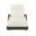 Gardeon 2PC Sun Lounge Set: Adjustable Wicker Lounger, UV-Resistant Aluminium Frame, 5cm Cushion, Grey & Beige, 190x70x