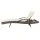 Gardeon 2PC Sun Lounge Set: Adjustable Wicker Lounger, UV-Resistant Aluminium Frame, 5cm Cushion, Grey & Beige, 190x70x