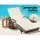 Gardeon 2PC Sun Lounge Set: Adjustable Wicker Lounger, UV-Resistant Aluminium Frame, 5cm Cushion, Grey & Beige, 190x70x