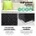 Gardeon 11PC Outdoor Furniture Set - UV-Resistant Wicker Sofa with Removable Covers, Tempered Glass Table, Storage Cover
