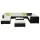 Gardeon 13-Piece Outdoor Sofa Set - UV-Resistant Wicker, Aluminium Frame, Glass Top, Cushions, Water-Resistant Cover