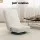 Artiss Floor Lounge and Round Coffee Table Set with Charging Station White 150kg and 35kg Capacities
