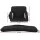 Artiss Heated Floor Lounge Sofa Bed with Armrest, 5-Position Recliner, Oxford Fabric, Portable, Black, 80x52cm