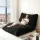 Artiss 3-in-1 Convertible Bean Bag Chair Dark Grey Lounger Chair Bed Premium Machine Washable Cover