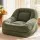 Artiss 1 Seater Armchair Recliner Floor Chair Cloud Chaise Lounge Corduroy Green 150kg Capacity Ergonomic Design