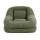Artiss 1 Seater Armchair Recliner Floor Chair Cloud Chaise Lounge Corduroy Green 150kg Capacity Ergonomic Design