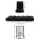 Artiss Sofa Bed Floor Lounge Recliner and 2-Tier Side Table Bundle Foldable Adjustable Black Flannel