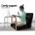 Artiss Sofa Bed Floor Lounge Recliner and 2-Tier Side Table Bundle Foldable Adjustable Black Flannel