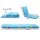 Artiss Floor Lounge Sofa Camping Chair Blue, Adjustable 176cm Bed, 300D Oxford, Portable Indoor Outdoor, Carry Bag