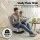 Artiss 360° Swivel Floor Chair Adjustable Foldable Lounge Seat Grey Cushioned Metal Frame 120kg Capacity