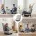 Artiss 360° Swivel Floor Chair Adjustable Foldable Lounge Seat Grey Cushioned Metal Frame 120kg Capacity