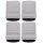 Artiss 4PCS 360-degree Swivel Adjustable Foldable Floor Lounge Chairs Grey Pack of 4 Comfortable Seating