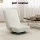 Artiss 4X Floor Chair Lounge Sofa - Swivel, Foldable, White Faux Linen, 360° Rotation, Heavy-Duty Steel, Easy Storage