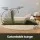 Artiss Green Floor Lounge Sofa Bed - Foldable, Corduroy, 6-Level Adjustable, Cat-Ear Edges, No Assembly Needed