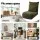 Artiss Green Floor Lounge Sofa Bed - Foldable, Corduroy, 6-Level Adjustable, Cat-Ear Edges, No Assembly Needed