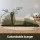 Artiss Adjustable 2-Seater Floor Lounge Sofa Bed, Green Corduroy, Foldable Design, 6-Level Support, Cat-Ear Style