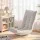 Artiss 360° Swivel Floor Chair 5 Adjustable Foldable Lounge Seat Grey High Resilience Foam Support 120kg