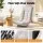 Artiss 360° Swivel Floor Chair 5 Adjustable Foldable Lounge Seat Grey High Resilience Foam Support 120kg
