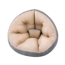 Artiss 4-in-1 Foldable Floor Lounge Sofa Bed Chair, Washable Beige, Versatile & Stylish, 1-Year Warranty