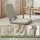 Artiss Floor Chair 5 Position Adjustable Foldable Green Denim Lazy Sofa with Washable Cover