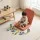 Artiss Floor Chair 5 Position Adjustable Foldable Orange Denim Seat with Washable Cover and 110kg Load