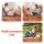Artiss Floor Chair 5 Position Adjustable Foldable Orange Denim Seat with Washable Cover and 110kg Load