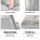Artiss 4X Adjustable Lounge Sofa Bed, 14 Positions, Plush Flannel Fabric, Sturdy Steel Frame, Grey, 96x42x13cm