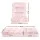Artiss 2PCS Adjustable Floor Lounge Sofa Bed - Pink Flannel Fabric, Sturdy Steel Frame, 14 Positions, 96x42x13cm