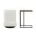 Artiss Floor Lounge and Coffee Table Set White Swivel Foldable Sofa Chair 150kg Walnut C-Shaped Side Table