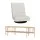 Artiss Swivel Floor Chair and 148cm TV Entertainment Unit Set with Storage Shelf White Pine 360-Degree