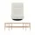 Artiss Swivel Floor Chair and 148cm TV Entertainment Unit Set with Storage Shelf White Pine 360-Degree
