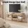 Artiss Swivel Floor Chair and 148cm TV Entertainment Unit Set with Storage Shelf White Pine 360-Degree
