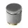 Artiss Round Velvet Ottoman Footstool - Charcoal Grey, Soft Tufted Seat, Sturdy Design, 40x40x45cm, No Assembly Needed