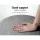 Artiss Round Velvet Ottoman Footstool - Charcoal Grey, Soft Tufted Seat, Sturdy Design, 40x40x45cm, No Assembly Needed