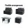 Gardeon 9-Seater Outdoor Sofa Dining Set, Black PE Wicker, Steel Frame, UV & Weather Resistant, Cushions, Glass Table