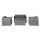 Gardeon 4-Piece Outdoor Sofa Set - Grey Wicker Lounge with Cushions, UV-Resistant, Steel Frame, Tempered Glass Table