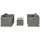 Gardeon 4-Piece Outdoor Sofa Set - Grey Wicker Lounge with Cushions, UV-Resistant, Steel Frame, Tempered Glass Table