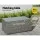 Gardeon 4-Piece Outdoor Sofa Set - Grey Wicker Lounge with Cushions, UV-Resistant, Steel Frame, Tempered Glass Table