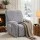 Artiss Grey Recliner Chair Cover Slipcover with Storage Side Pocket High Stretch Soft Textured Fabric